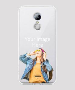 Transparent Customized Soft Back Cover for LYF Water 7