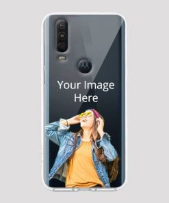 Transparent Customized Soft Back Cover for Motorola One Action