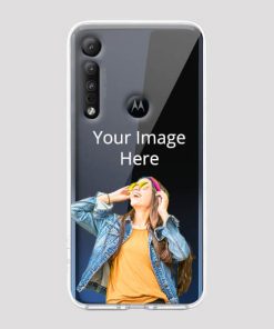 Transparent Customized Soft Back Cover for Motorola One Macro