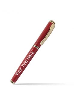 Red Color Metal Customized Pen