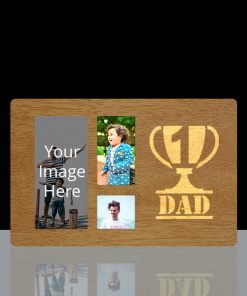Dad Design Hidden Message Customized LED Photo Frame