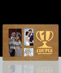 Couple Design Hidden Message Customized LED Photo Frame