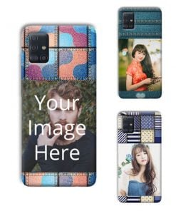 Denim Design Custom Back Case for Samsung Galaxy A71