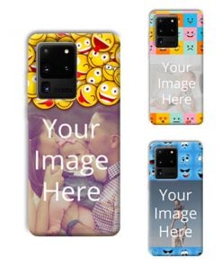 Emoji Design Custom Back Case for Samsung Galaxy S20 Ultra LTE