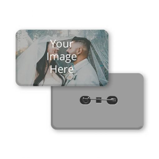 the badge company - custom design rectangle badges... Rectangle Customized Photo Printed Badge Online in India | yourPrint