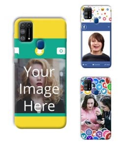 Social Media Design Custom Back Case for Samsung Galaxy M31