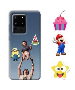 Sticker Design Custom Back Case for Samsung Galaxy S20 Ultra LTE