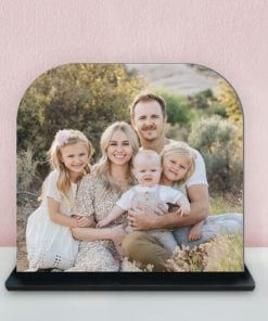 Curve Stand Customized Photo Printed Table Frame - Square
