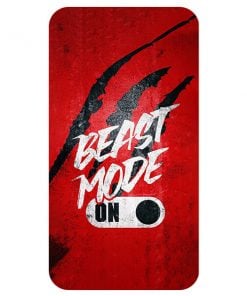 Beast Mode On Design Custom Back Case for Realme X