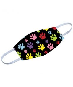 Colorful Paws Customized Reusable Face Mask