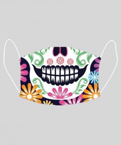 Skull Colorful Customized Reusable Face Mask