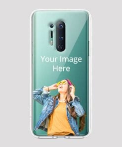 Transparent Customized Soft Back Cover for OnePlus 8 Pro