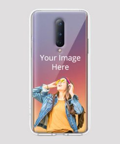 Transparent Customized Soft Back Cover for OnePlus 8