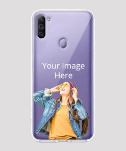 Transparent Customized Soft Back Cover for Samsung Galaxy M11