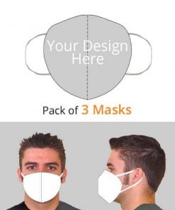 Pack of 3 - Snug Fit Customized Reusable Face Mask