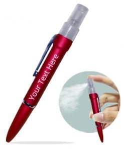 Red Sanitizer Spray Customized Pen