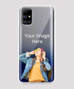 Transparent Customized Soft Back Cover for Samsung Galaxy M31S