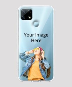 Transparent Customized Soft Back Cover for Realme Narzo 20