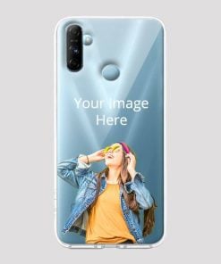 Transparent Customized Soft Back Cover for Realme Narzo 20A