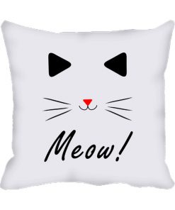 Meow Design Custom Photo Pillow Cushion