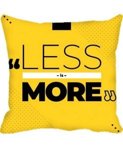 Less is More Design Custom Photo Pillow Cushion