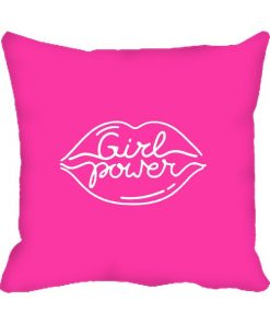 Girl Power  Design Custom Photo Pillow Cushion