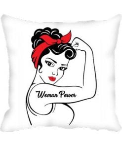 Women Power Design Custom Photo Pillow Cushion