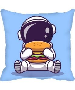 Astronaut Cartoon Design Custom Photo Pillow Cushion