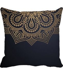 Seamless Circle Design Custom Photo Pillow Cushion
