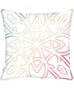 Abstract Rainbow Design Custom Photo Pillow Cushion
