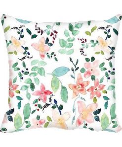 Watercolour Flower  Design Custom Photo Pillow Cushion