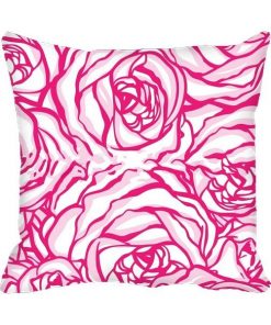 Pink Rose  Design Custom Photo Pillow Cushion