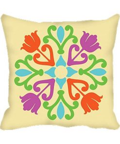 Flower Abstract  Design Custom Photo Pillow Cushion