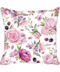 Pink Flower Pattern  Design Custom Photo Pillow Cushion