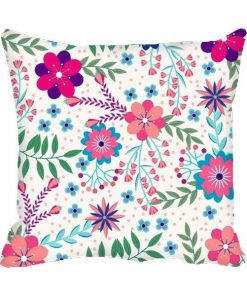 Flower Pattern Design Custom Photo Pillow Cushion
