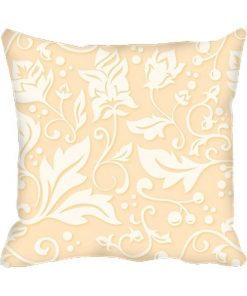 Light Pink Embossed Design Custom Photo Pillow Cushion