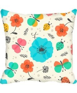 Butterfly  Design Custom Photo Pillow Cushion