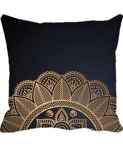 Golden Antique Design Custom Photo Pillow Cushion