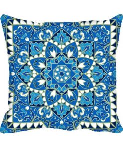 Seamless Blue  Design Custom Photo Pillow Cushion