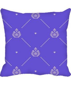 Blue Logo Design Custom Photo Pillow Cushion