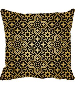 Golden Star  Design Custom Photo Pillow Cushion
