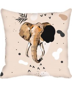 Elephant Watercolour  Design Custom Photo Pillow Cushion
