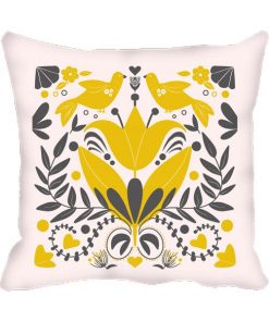 Yellow Bird  Design Custom Photo Pillow Cushion