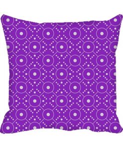 Blue Circle  Design Custom Photo Pillow Cushion