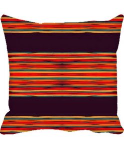 Multicolour Line  Design Custom Photo Pillow Cushion