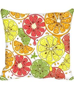 Multicolour Oranges  Design Custom Photo Pillow Cushion