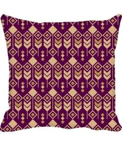 Repeat Purple  Design Custom Photo Pillow Cushion