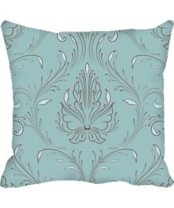 Grey Blue Patter  Design Custom Photo Pillow Cushion