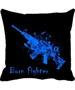 Born Fighter Design Custom Photo Pillow Cushion