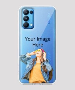 Transparent Customized Soft Back Cover for Oppo Reno 5 Pro